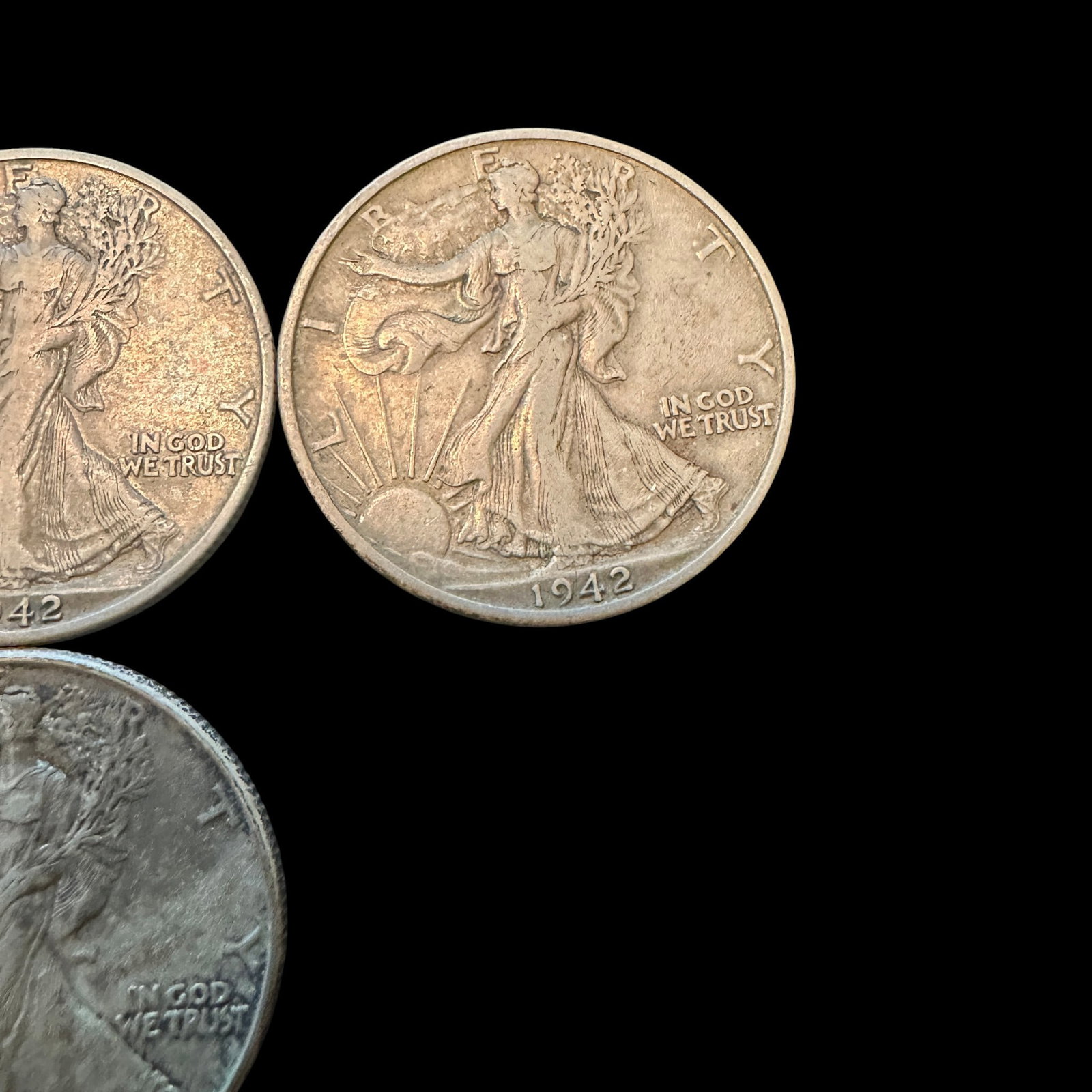 9 Walking Liberty Half Dollars - 3