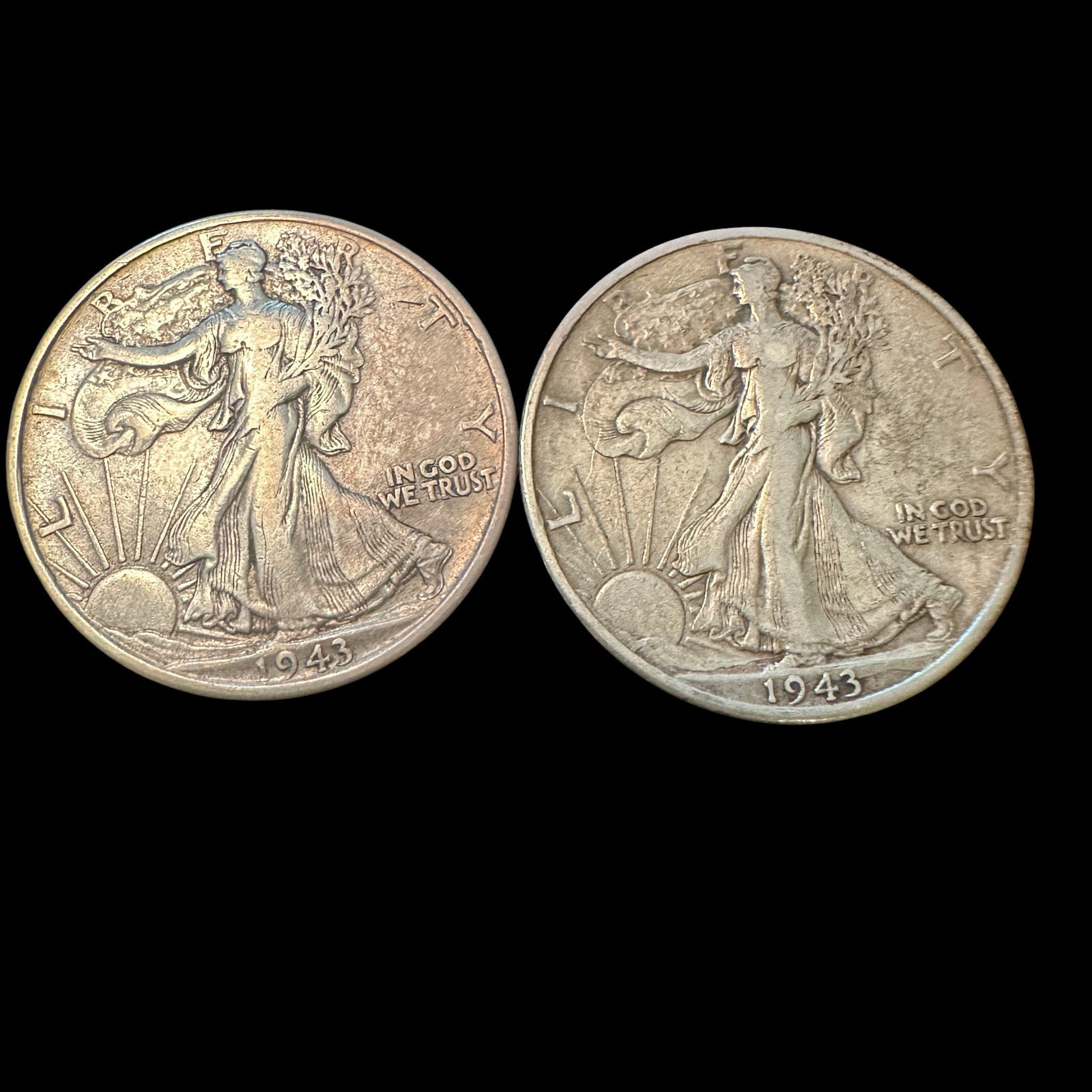 9 Walking Liberty Half Dollars - 6
