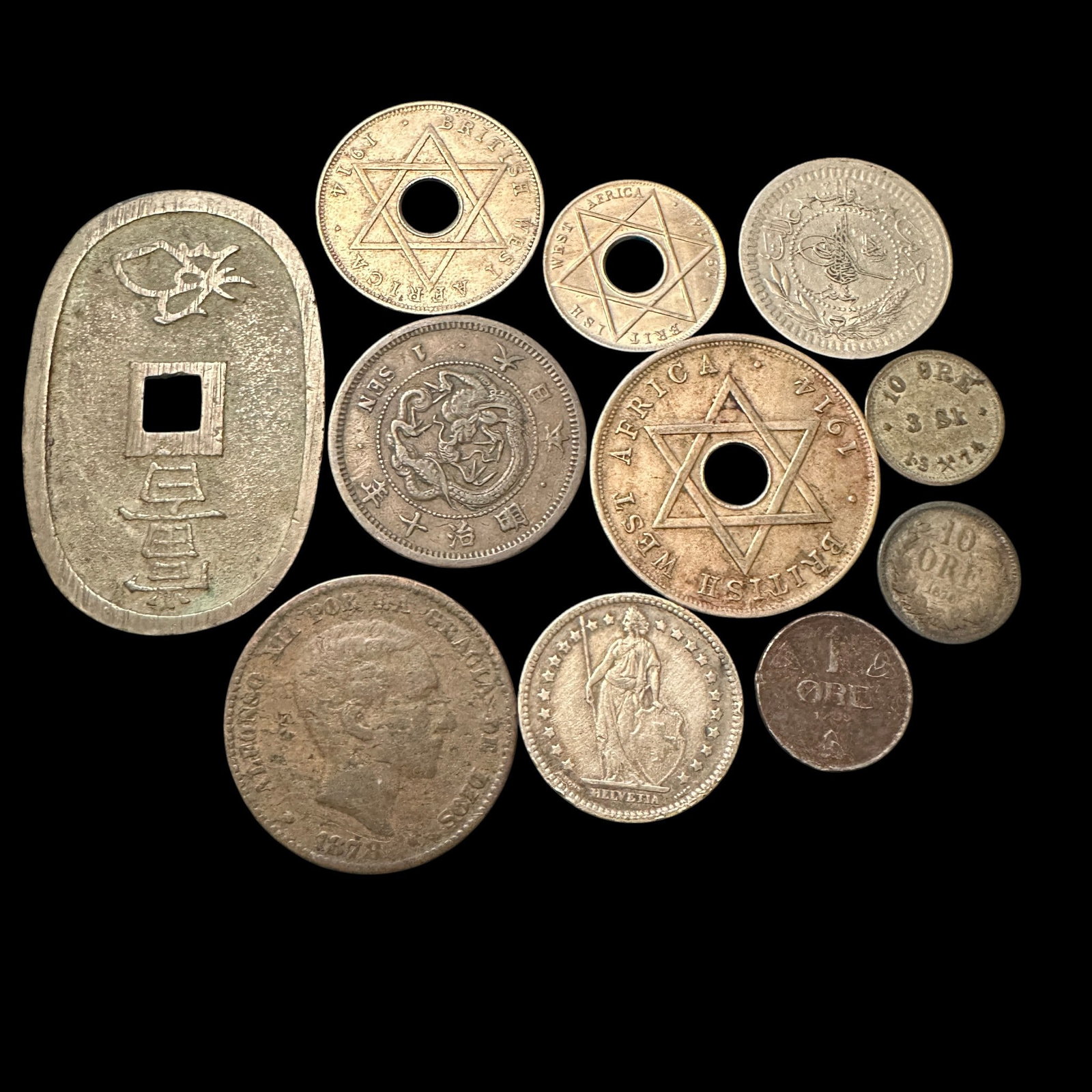 Lot of Old Foreign Coins (1 of 12)