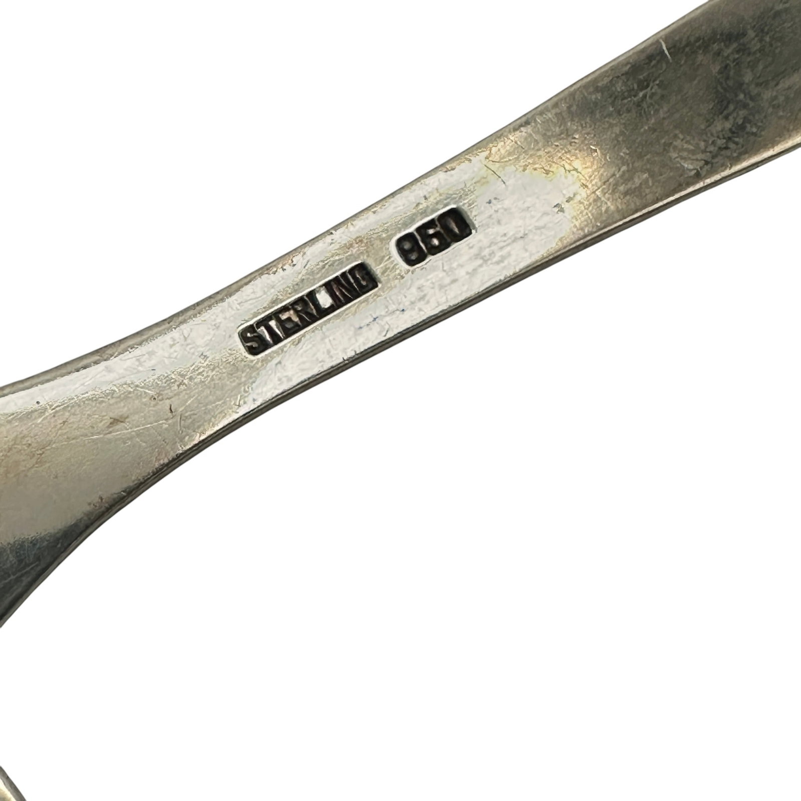 Japanese 950 Silver Tea Strainer with Base - 8