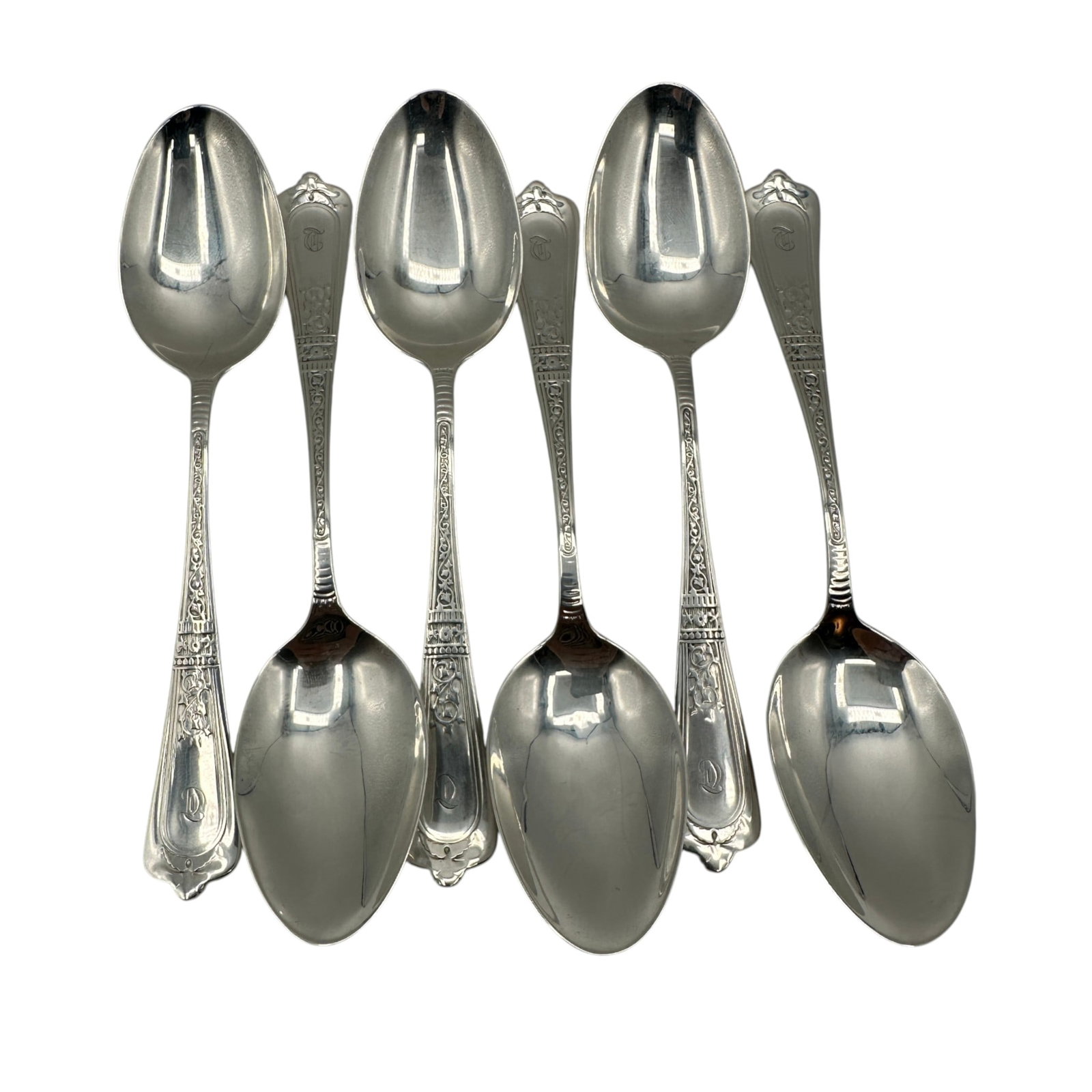 Lot of 6 Sterling Silver Teaspoons (1 of 8)