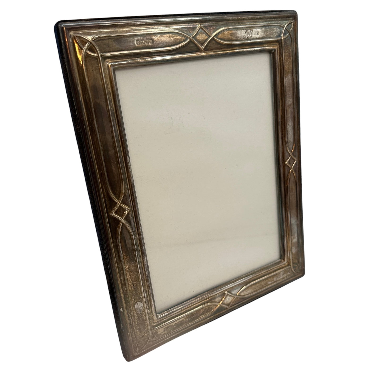 Towle Silversmith Sterling Silver Picture Frame: Frame measures 8 3/4"H x 6 7/8"W. Please review photos for more details as they are a part of the description. Item is being sold as found from an estate collection and may show signs of age, use,