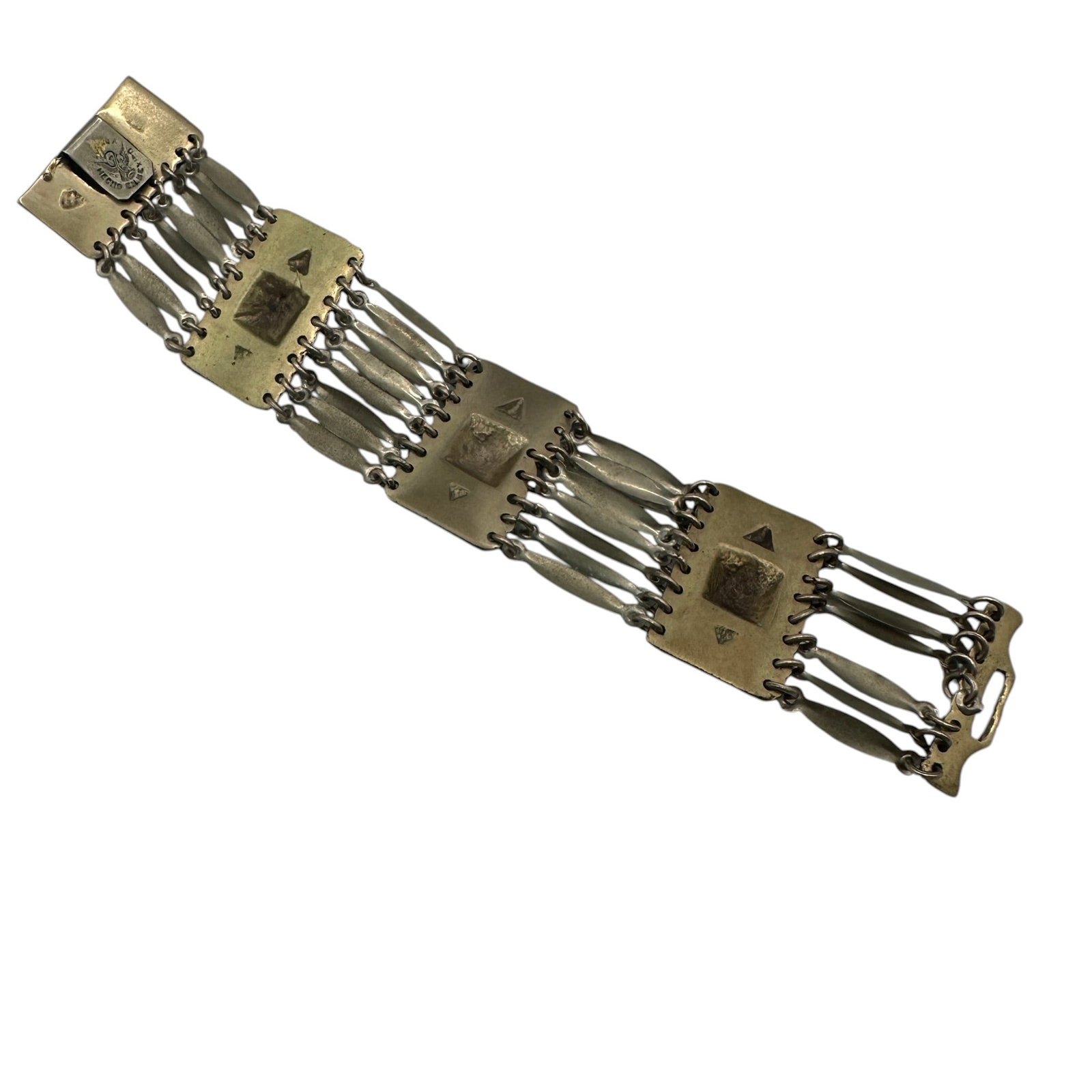 Two Vintage Mexican Bracelets - 6