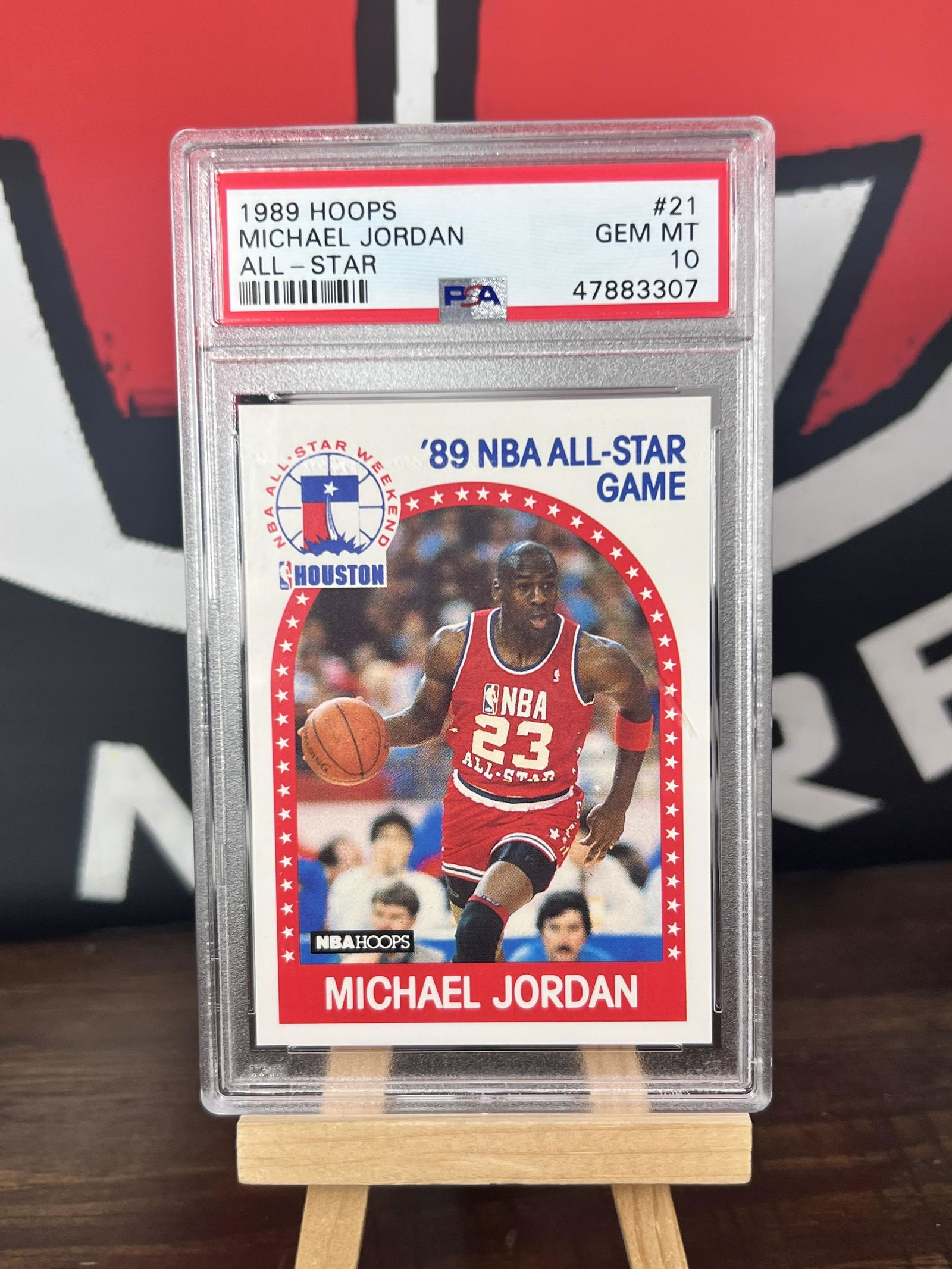 1989 Hoops #21 Michael Jordan All-Star PSA 10 (1 of 2)