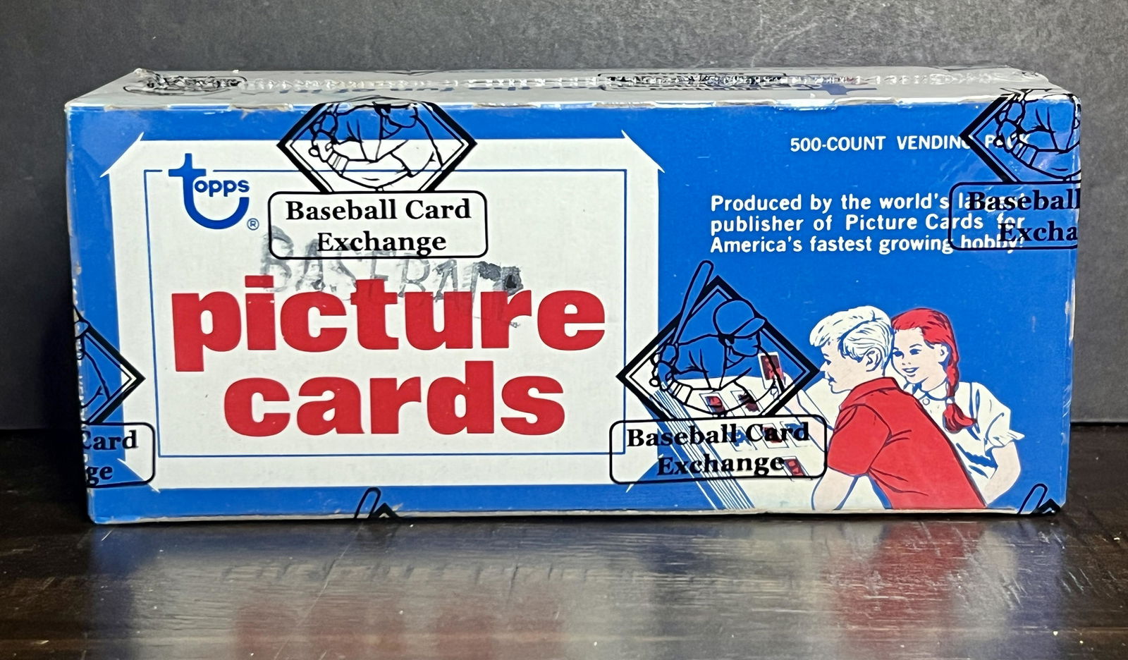 1984 Topps Baseball 500ct Vending Box BBCE From a Case FASC (1 of 2)