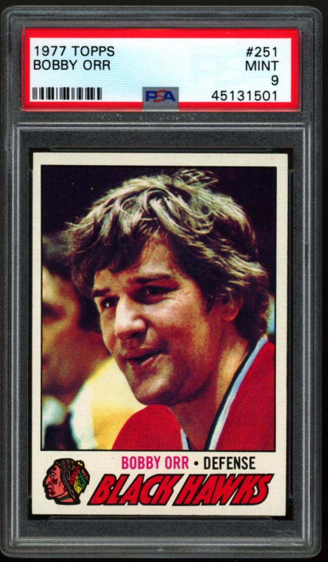 1977 Topps #251 Bobby Orr PSA 9 MINT (1 of 2)