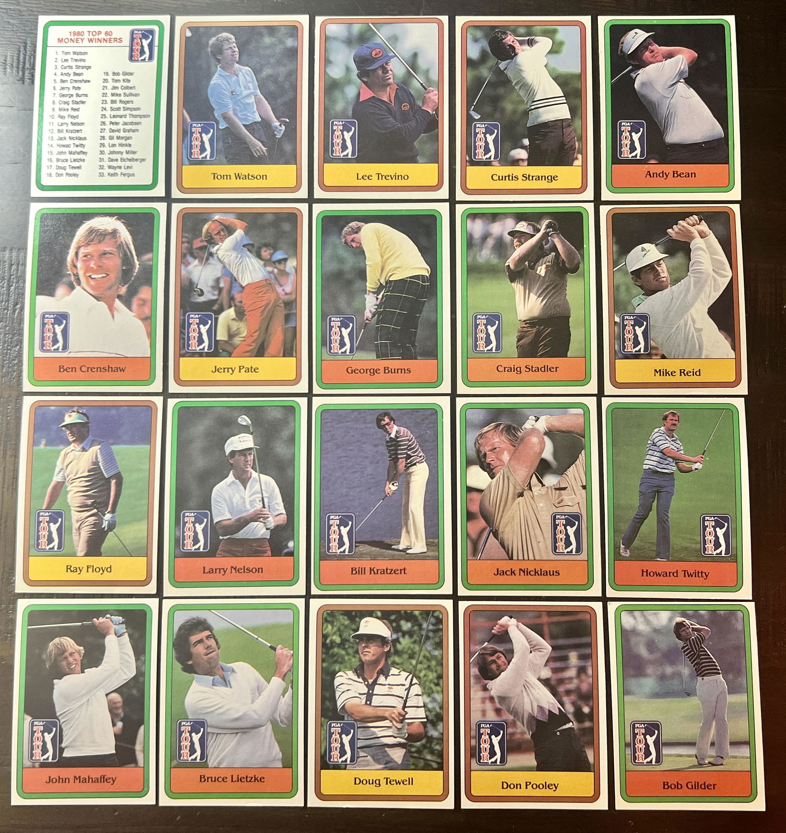1981 Donruss Golf Complete Set NM With Jack Nicklaus Rookie (1 of 7)