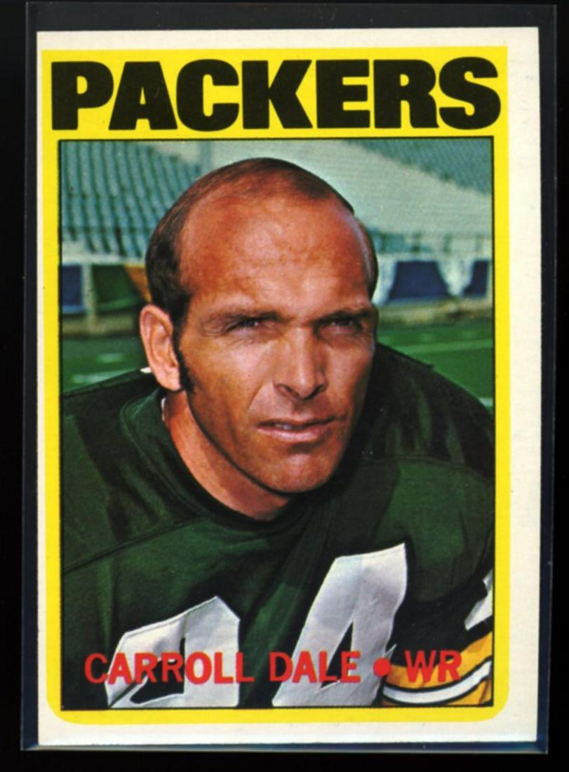 1972 Topps Football #304 Carroll Dale NM High Number: 1972 Topps Football #304 Carroll Dale NM High Number