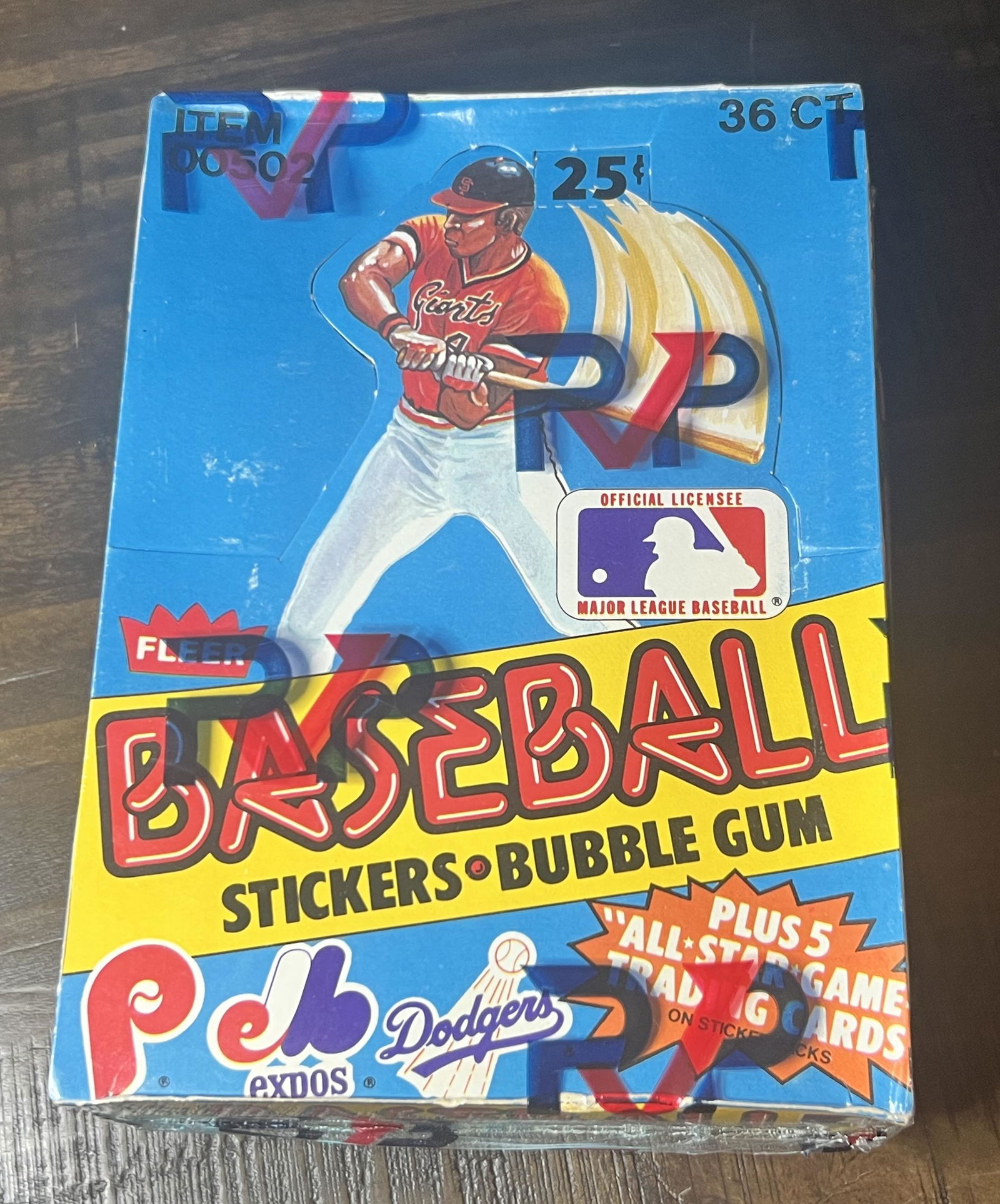 1981 FLEER BASEBALL STICKERS BOX UNOPENED RVP AUTHENTICATED (1 of 3)