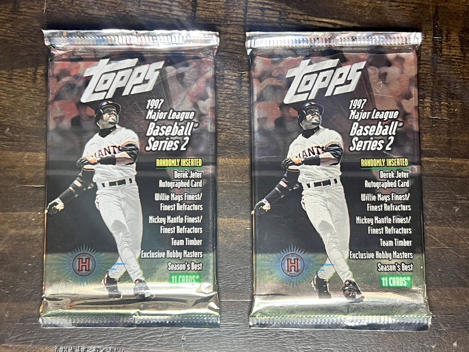 2 Packs ~ 1997 Topps Series 2 Baseball Unopened (1 of 2)