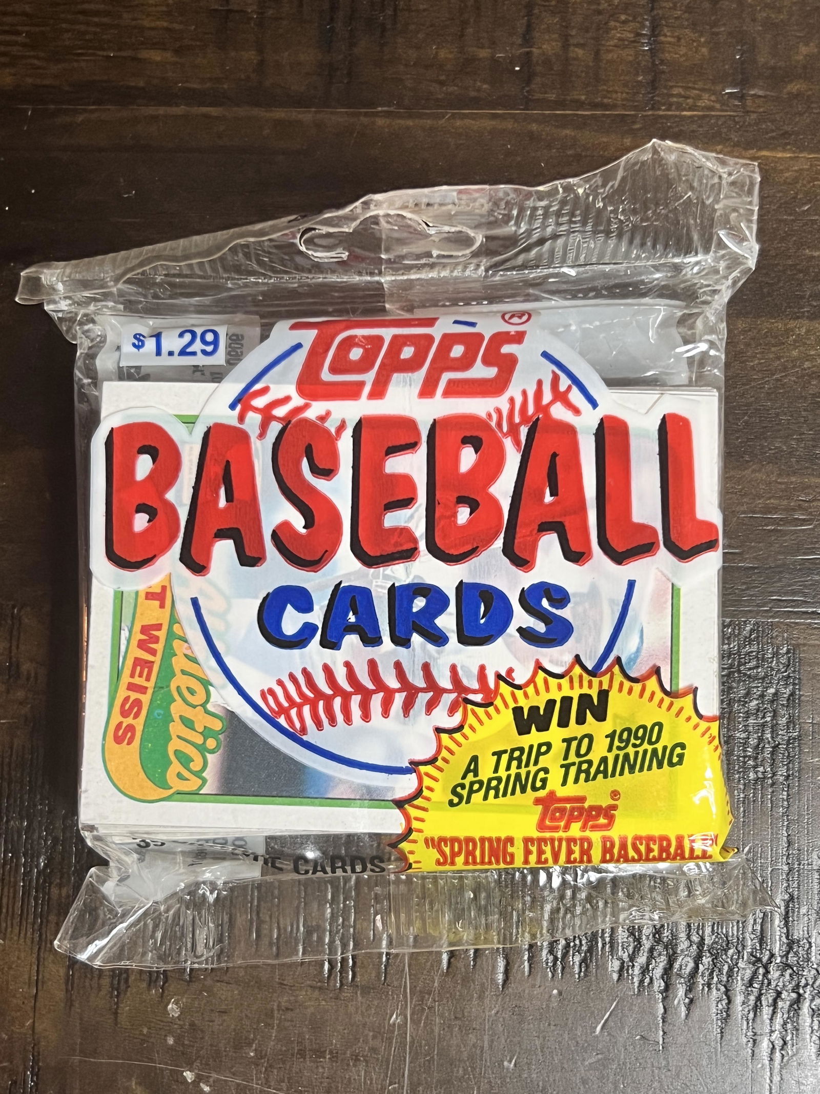 1989 TOPPS BASEBALL JUMBO CELLO PACK UNOPENED (1 of 2)