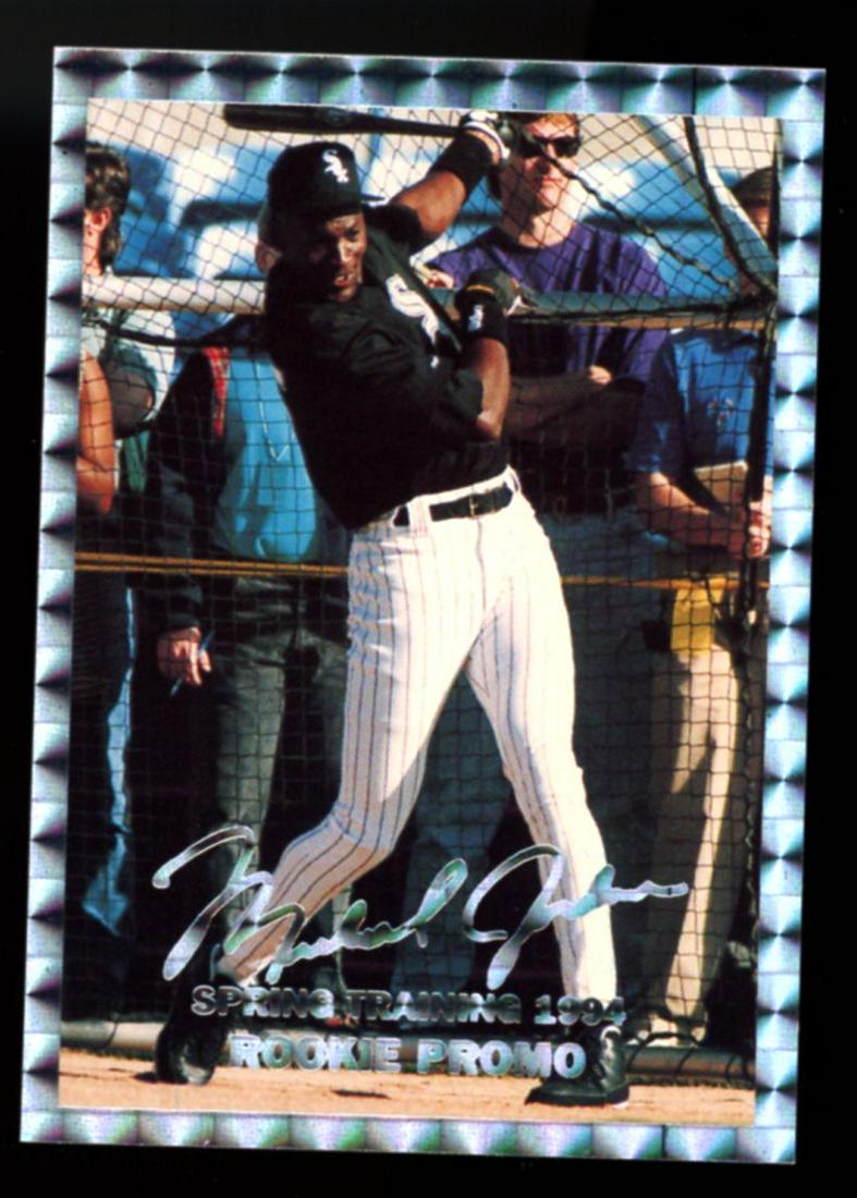 1994 Michael Jordan Baseball Rookie Promo Card NM: 1994 Michael Jordan Baseball Rookie Promo Card NM
