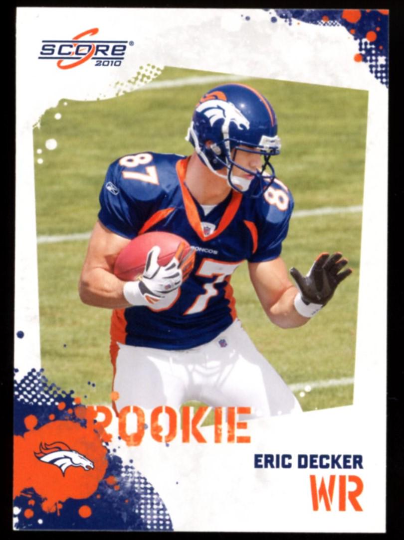 2010 Score Eric Decker Rookie Card NM (1 of 2)