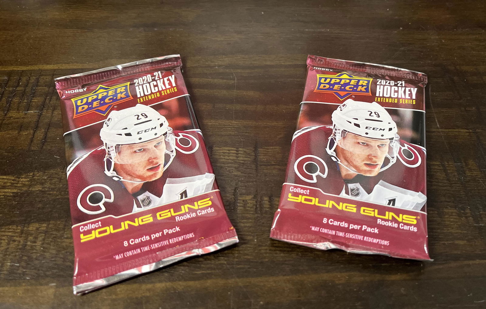 (2) 2020-21 Upper Deck Hockey Extended Series Hobby Packs (1 of 2)