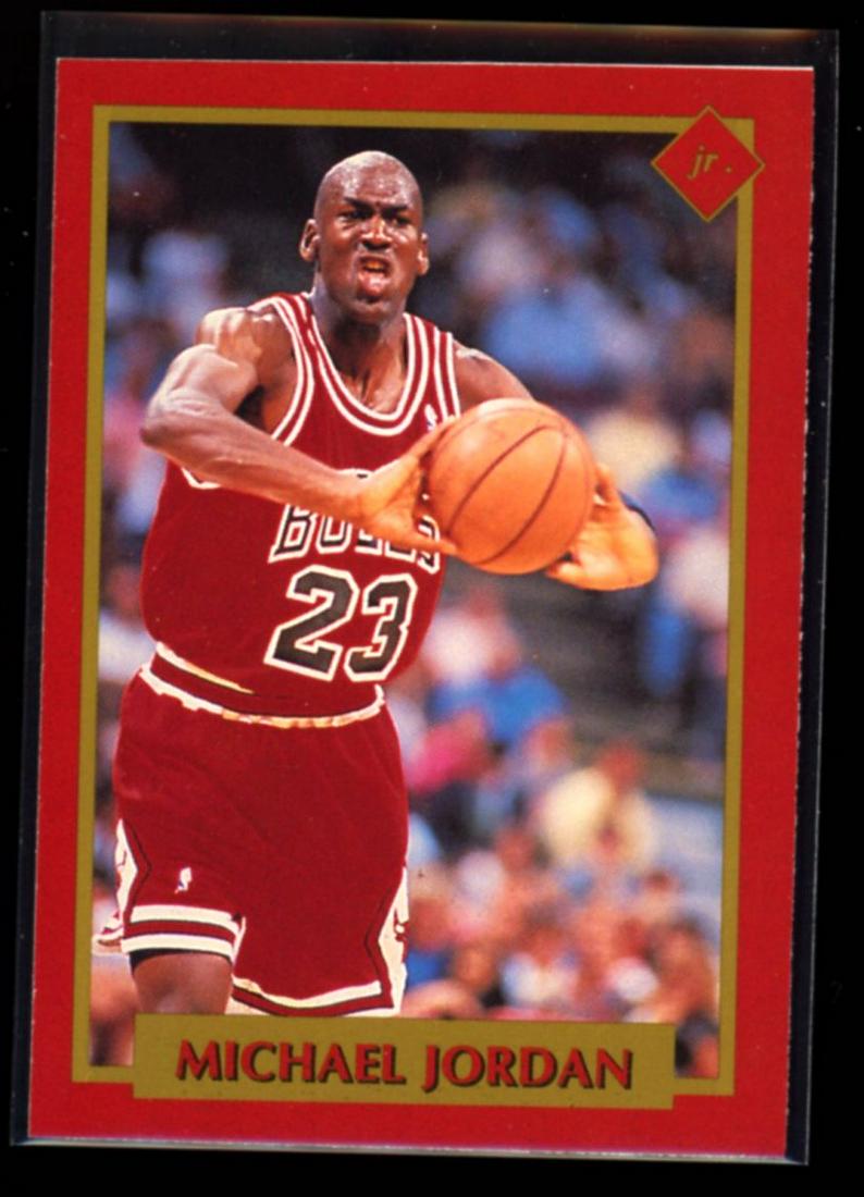 Legends Magazine Jr. Michael Jordan Hand Cut Insert Card (1 of 2)