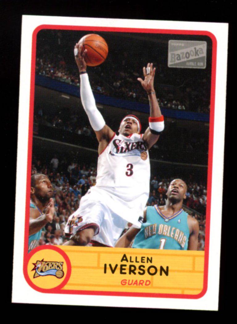 2003 Topps Bazooka MINI Allen Iverson NM (1 of 2)