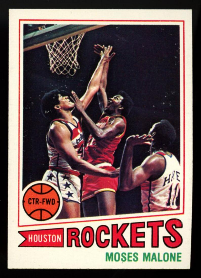 1977 Topps Moses Malone: 1977 Topps Moses Malone