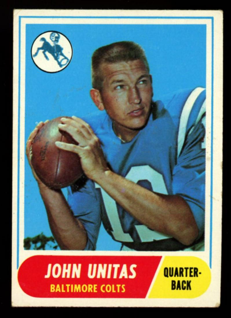 1968 Topps Johnny Unitas (1 of 2)