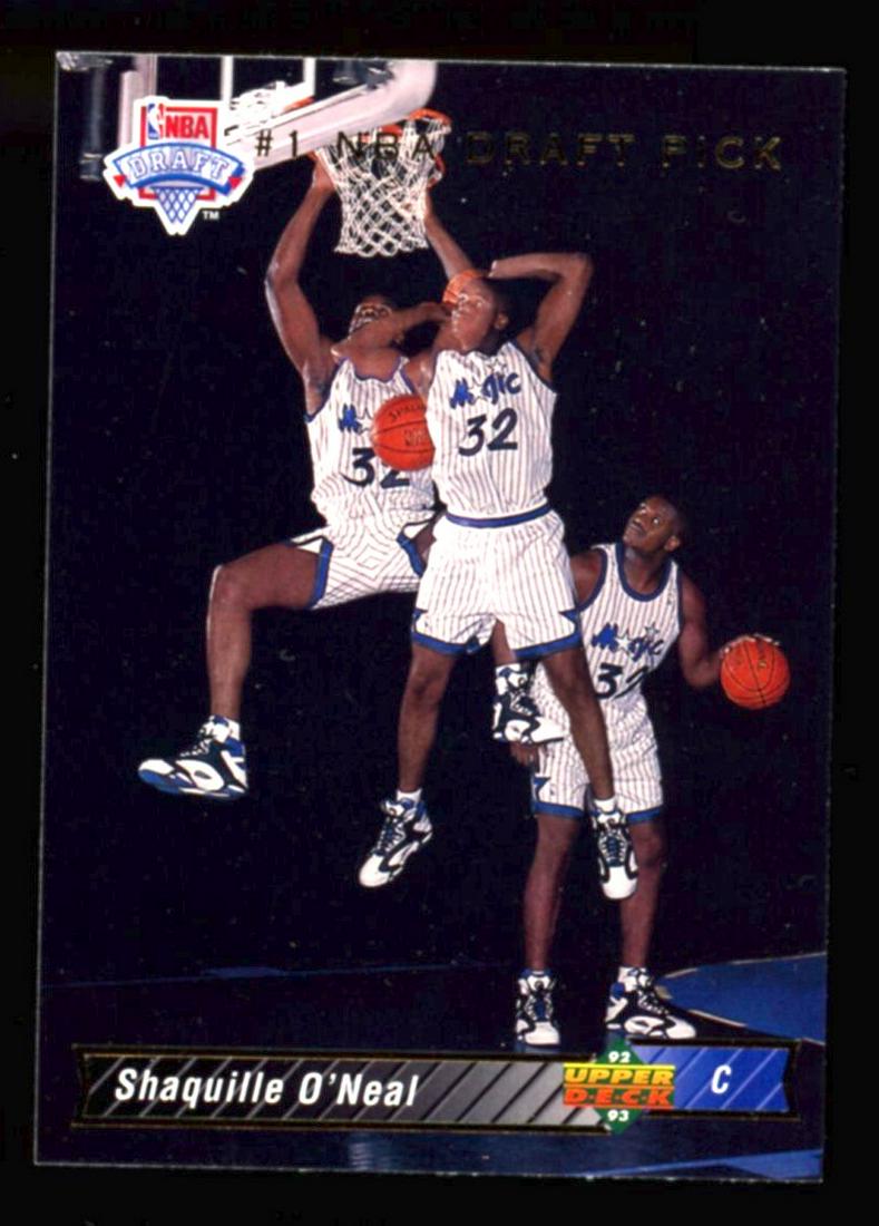 1992-93 UPPER DECK Shaquille O'Neal Rookie (1 of 2)