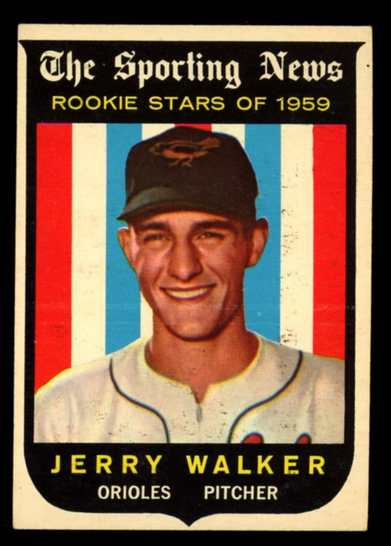 1959 Topps #144 Jerry Walker Rookie Sporting News (1 of 2)