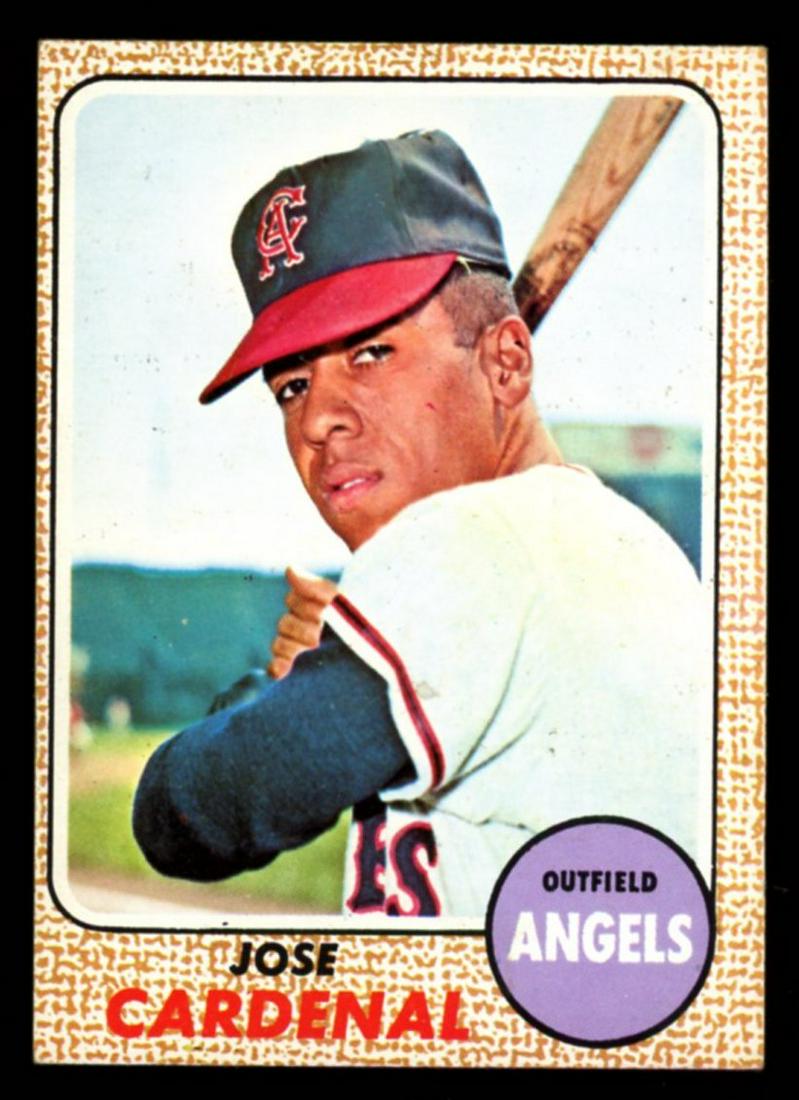1968 Topps #102 Jose Cardenal: 1968 Topps #102 Jose Cardenal