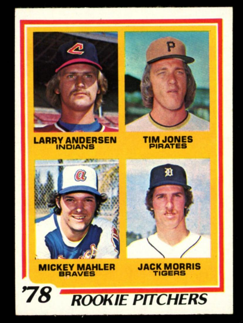 1978 Topps Rookie Pitchers Jack Morris RC (1 of 2)