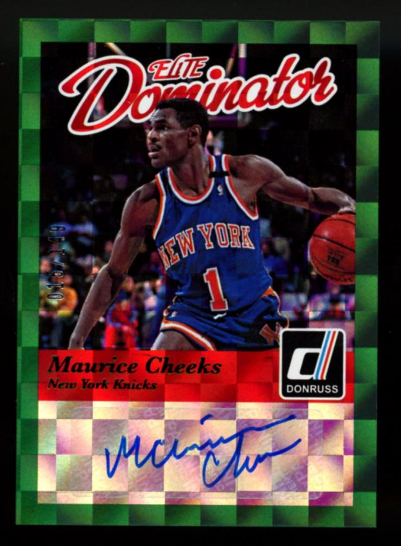 2015 Donruss Elite Dominators Maurice Cheeks Auto #d /149 (1 of 2)