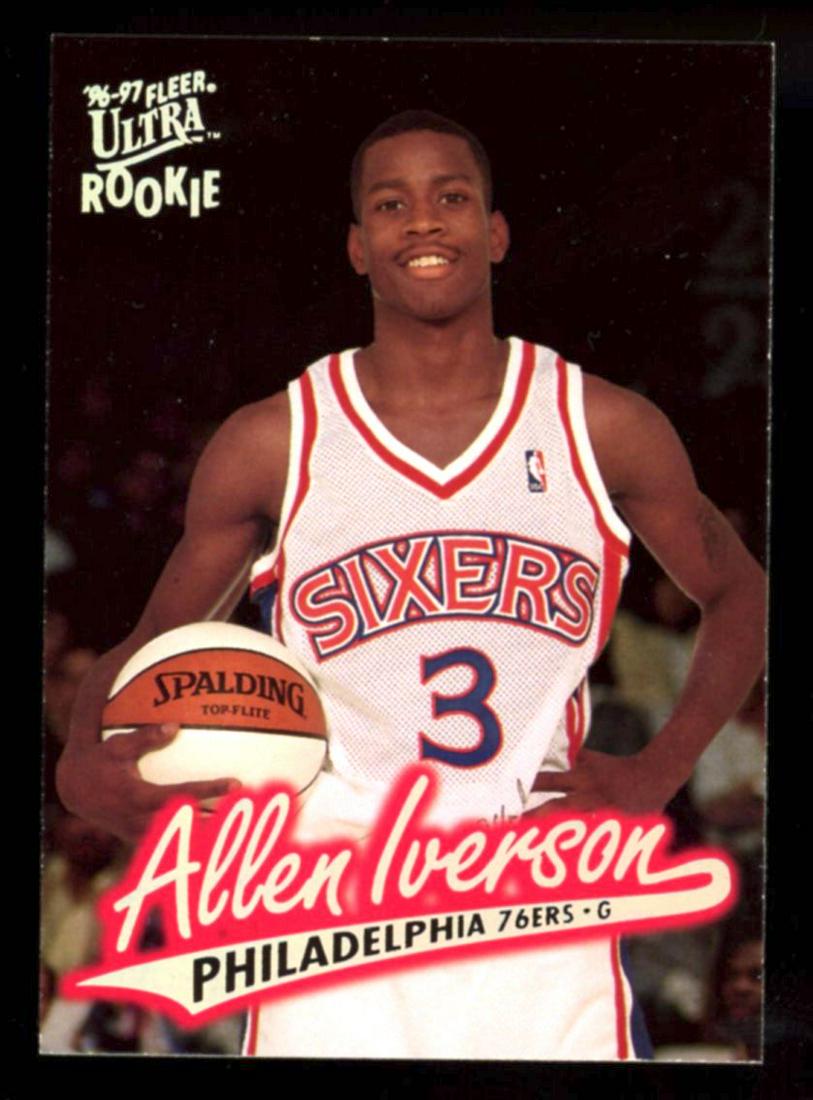 1996 Fleer Ultra Allen Iverson Rookie Card (1 of 2)