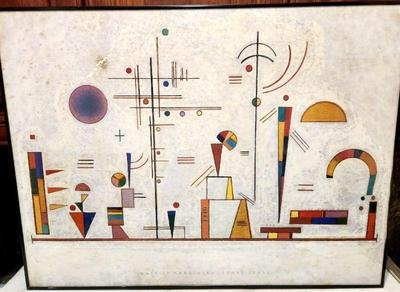 Vintage Kandinsky Poster of Serious Fun Originally Painted in 1930 (1 of 1)