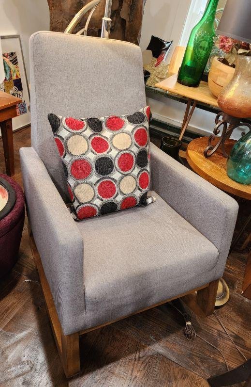 Modern Joya Oversize Rocking Chair: Modern Joya Oversize Rocking Chair..Very Comfortable with Large wooden Rockers. "Streamlined, comfortable and well-tailored for everyday use, the Joya Rocker from Monte offers a classic armchair desig