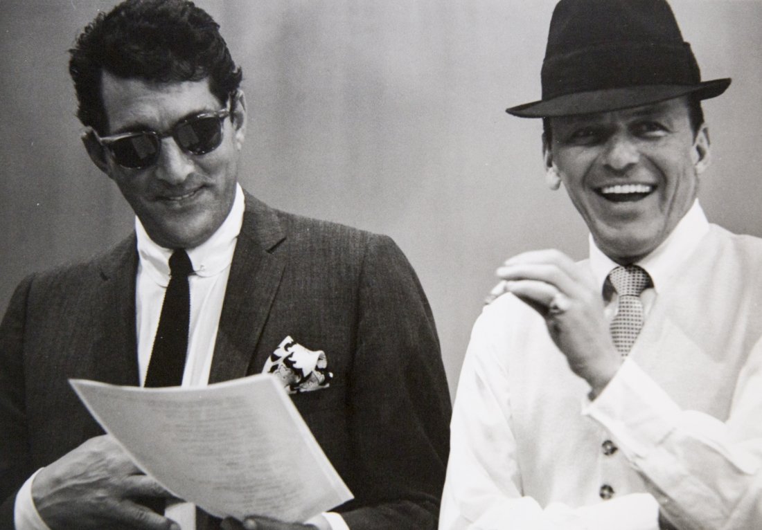 Bob Willoughby: Dean Martin and Frank Sinatra - Later print Redfern Agency - Size: 20x25 cm - Condition: Fine