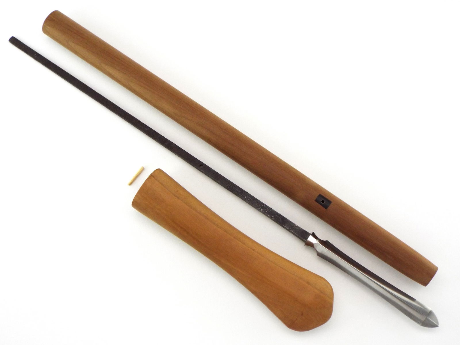 Antique Moro-Ha Shaped Tari Yari In Fresh Polish And Well Made Shira Saya (1 of 17)