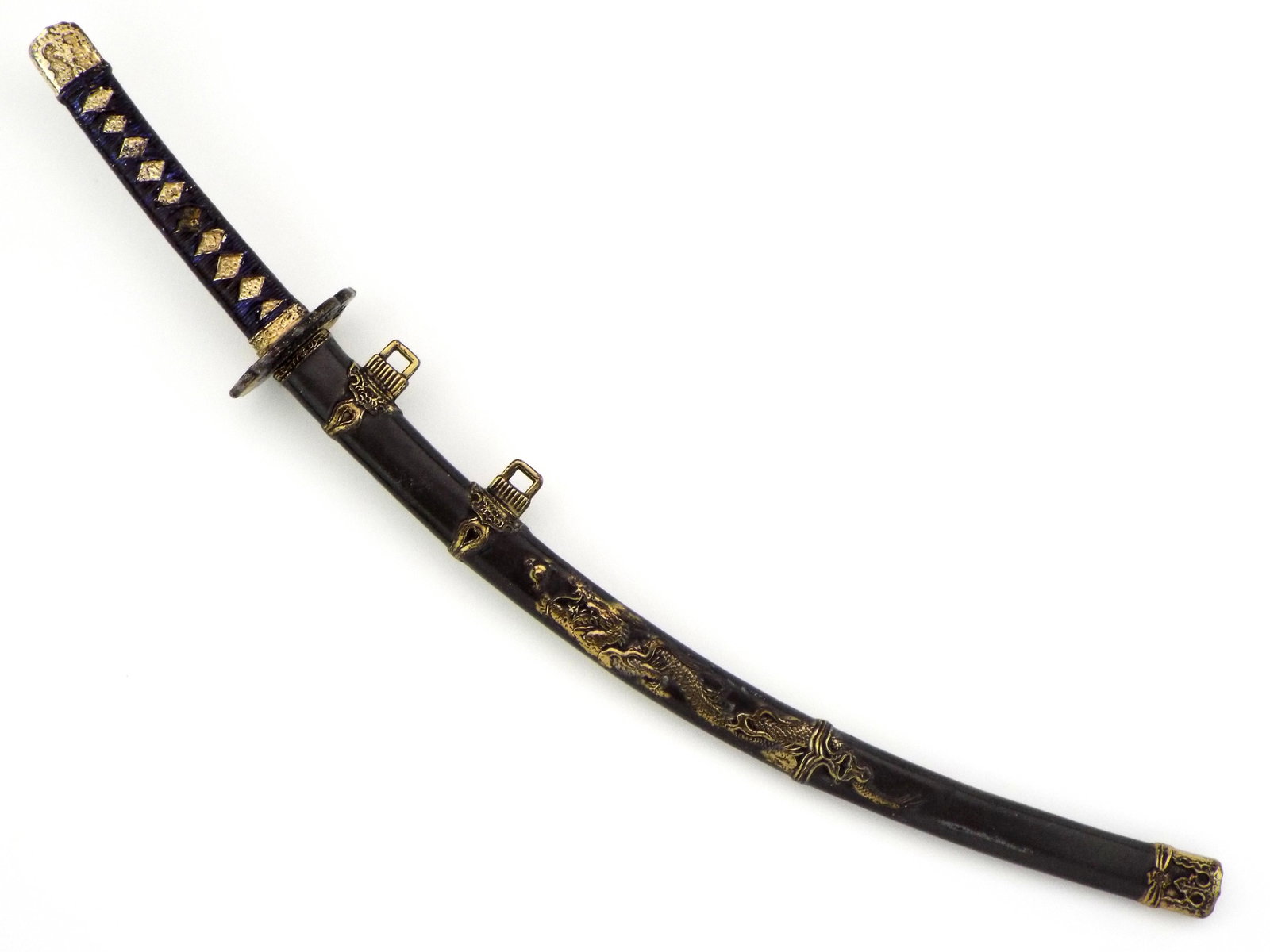 Beautiful Japanese Samurai Katana Miniature Sword In High Grade TACHI Mounts (1 of 20)