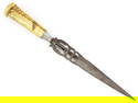 Very Unusual Japanese Dagger. Fine Handle With Blade Made In 17th C. European Spearhead