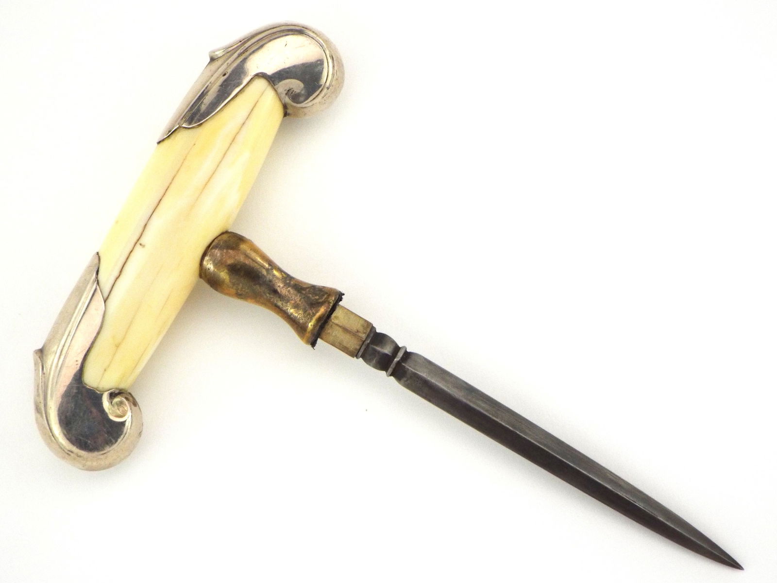 Very RARE California Gold Rush To Civil War Gamblers Push Dagger (1 of 12)