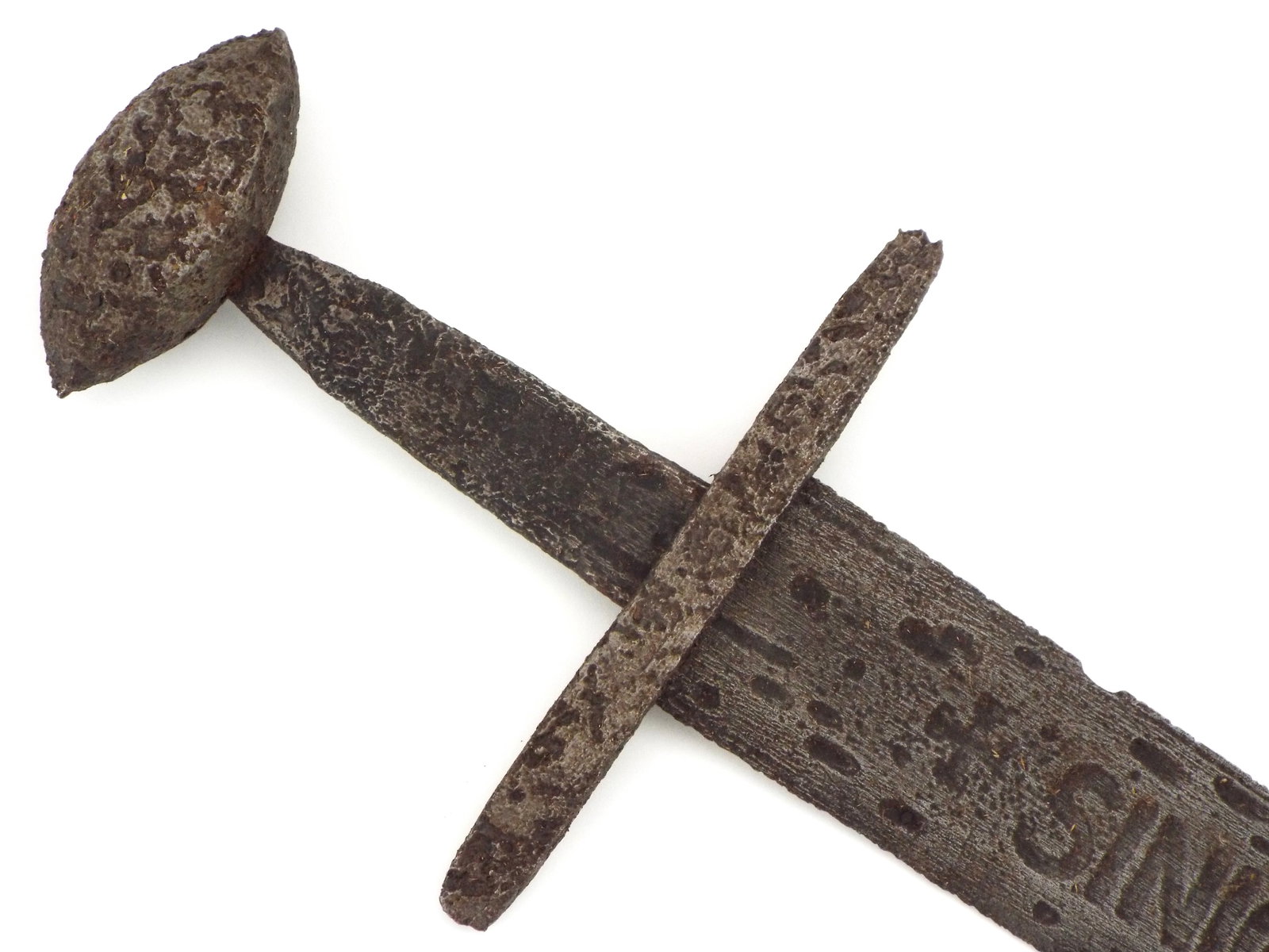 RARE 9th C. Viking Sword With Inscription (1 of 18)