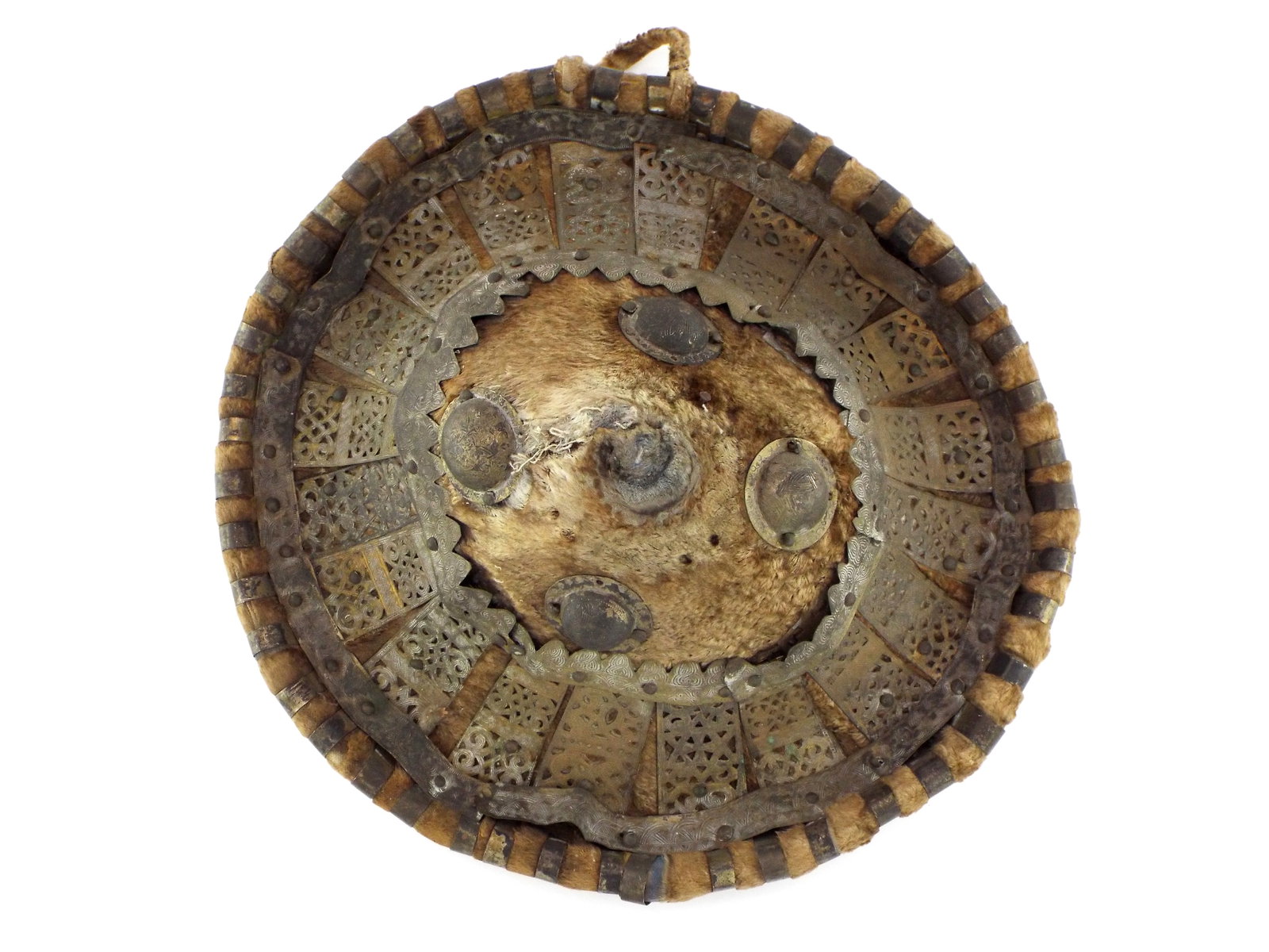 Antique Ottoman Empire Round Hide Shield (1 of 16)