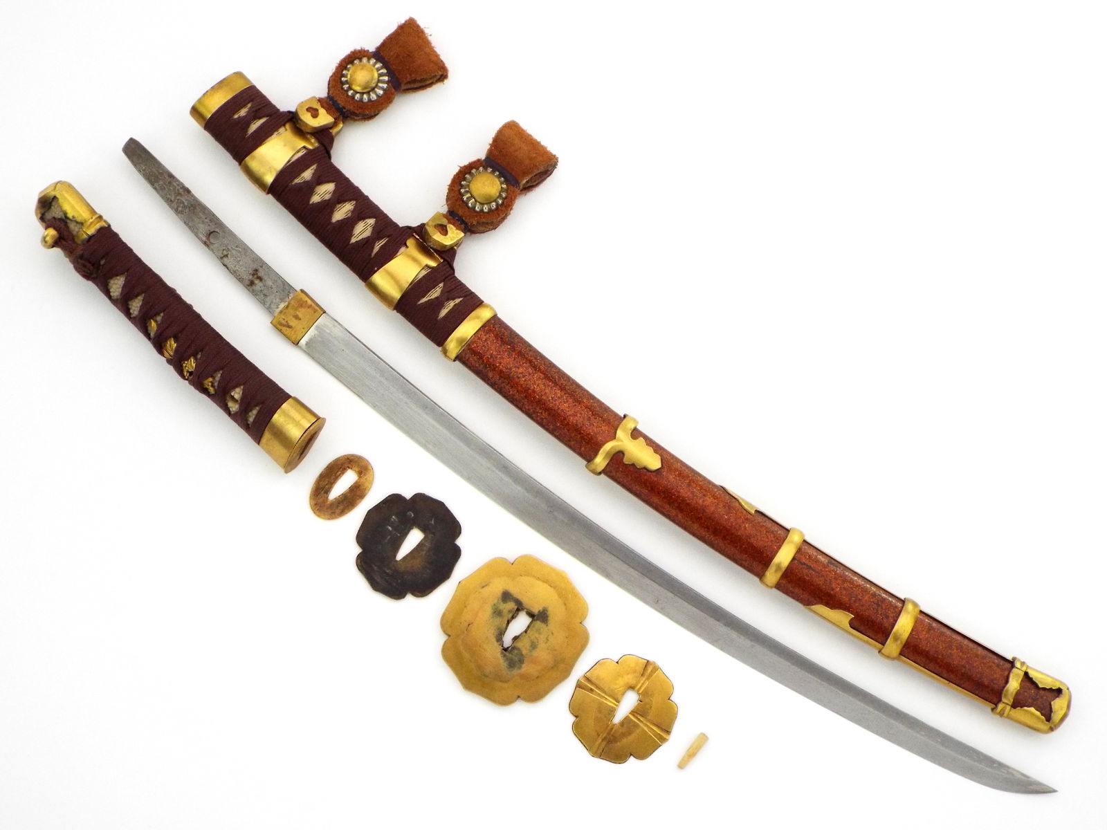 Stunning Antique Japanese Edo Period Miniature Katana in High Grade TACHI Mounts (1 of 20)