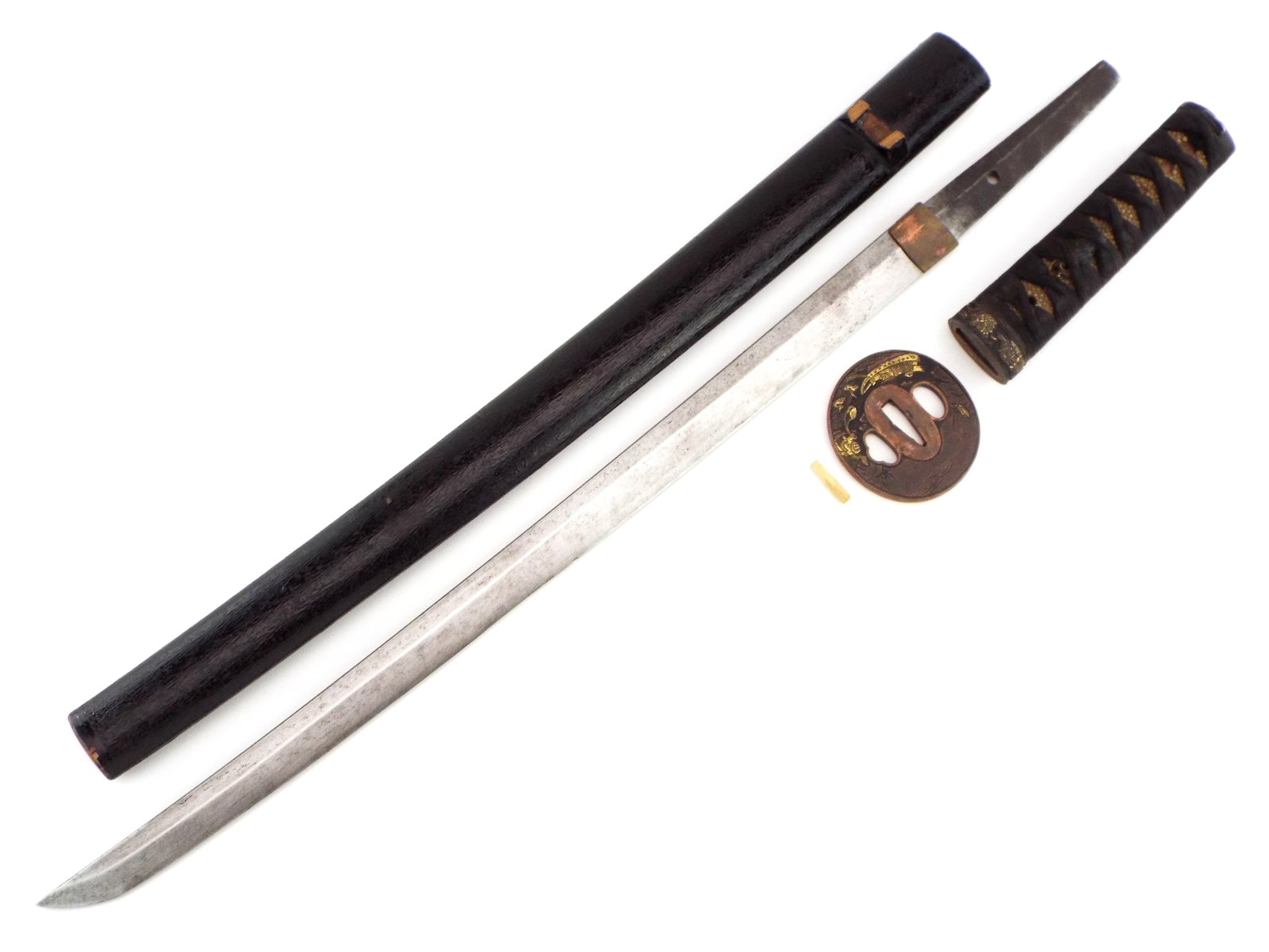 Superb Japanese KOTO Period Samurai Wakizashi Sword Hand Forged Shinogi Zukuri Blade Mume (1 of 20)