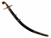 Stunning Antique Circa 18th - Early 19th C Islamic Turkish Ottoman SHAMSHIR Sword. Gold Koftgari