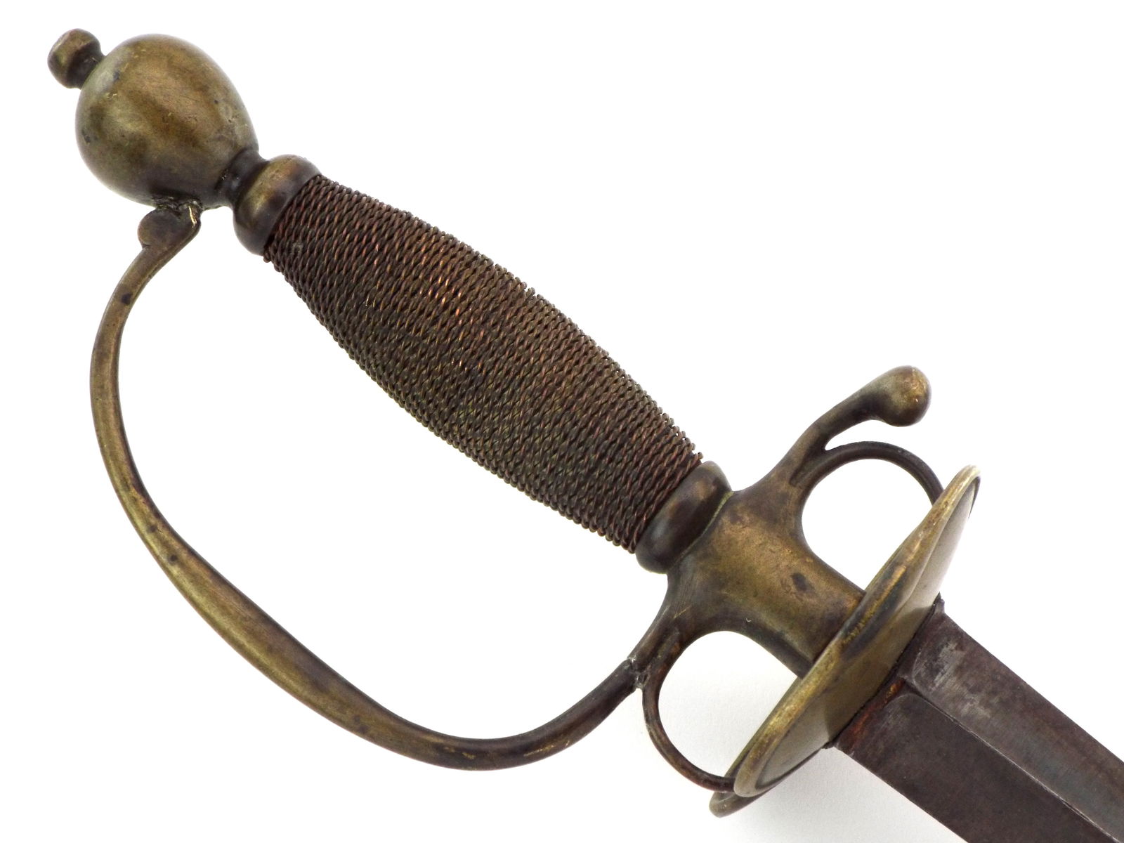 Antique French 17th - 18th Century Rapier Sword Featuring Inlaid Pictorial Depictions On The (1 of 17)