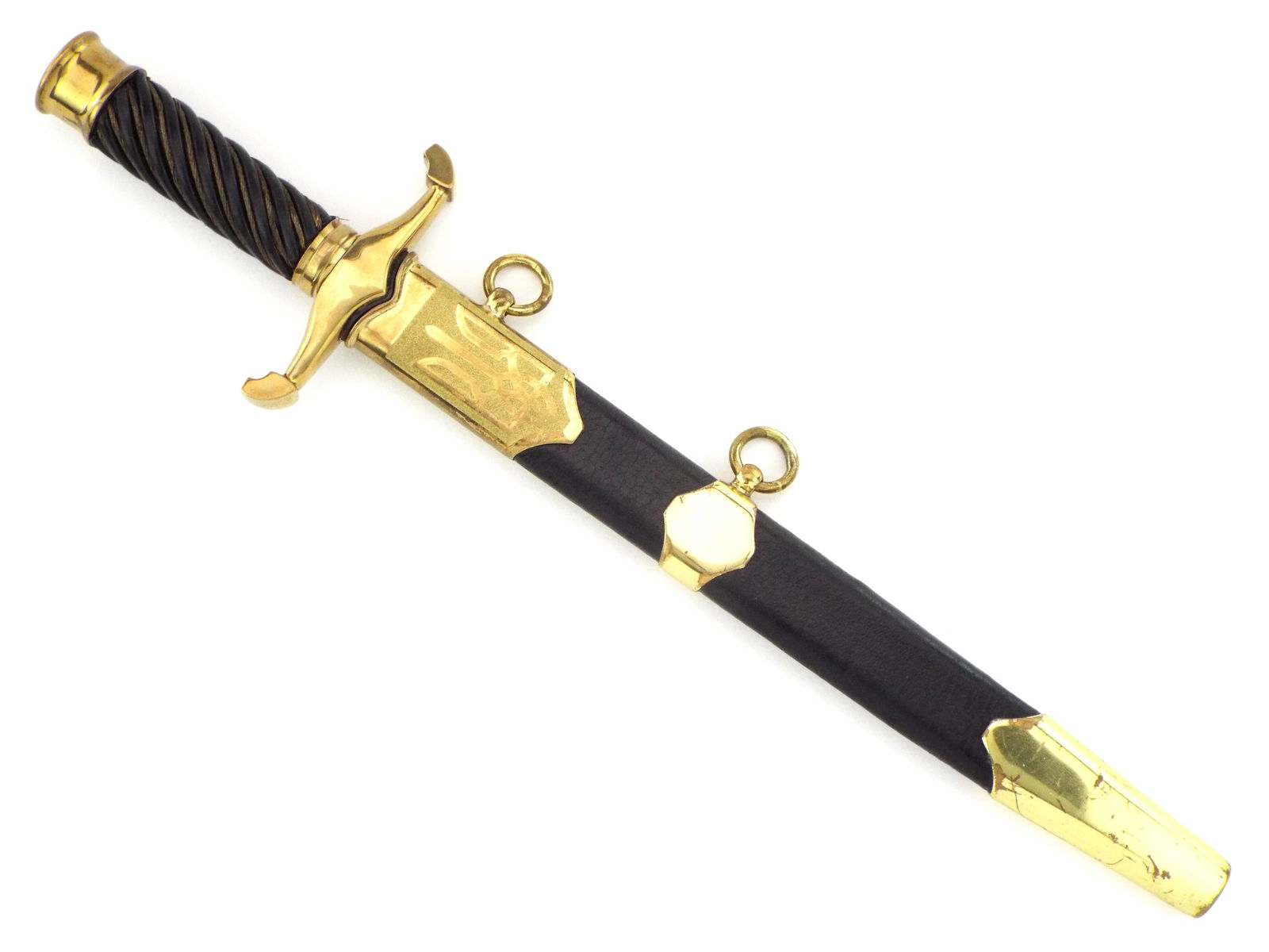 Seldom Encountered Ukrainian Navy Officer's Dress Dagger, Post-Soviet Navy Dirk. (1 of 16)