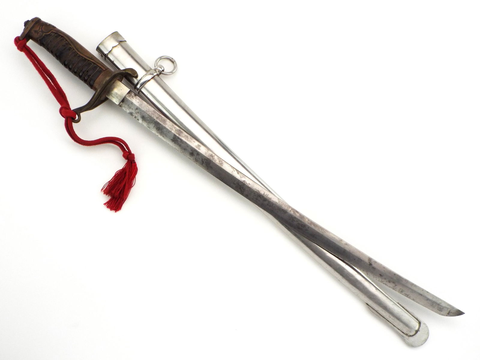 Very RARE Prison Guard Officer With MEIJI Period Ancestral Samurai Blade. (1 of 17)