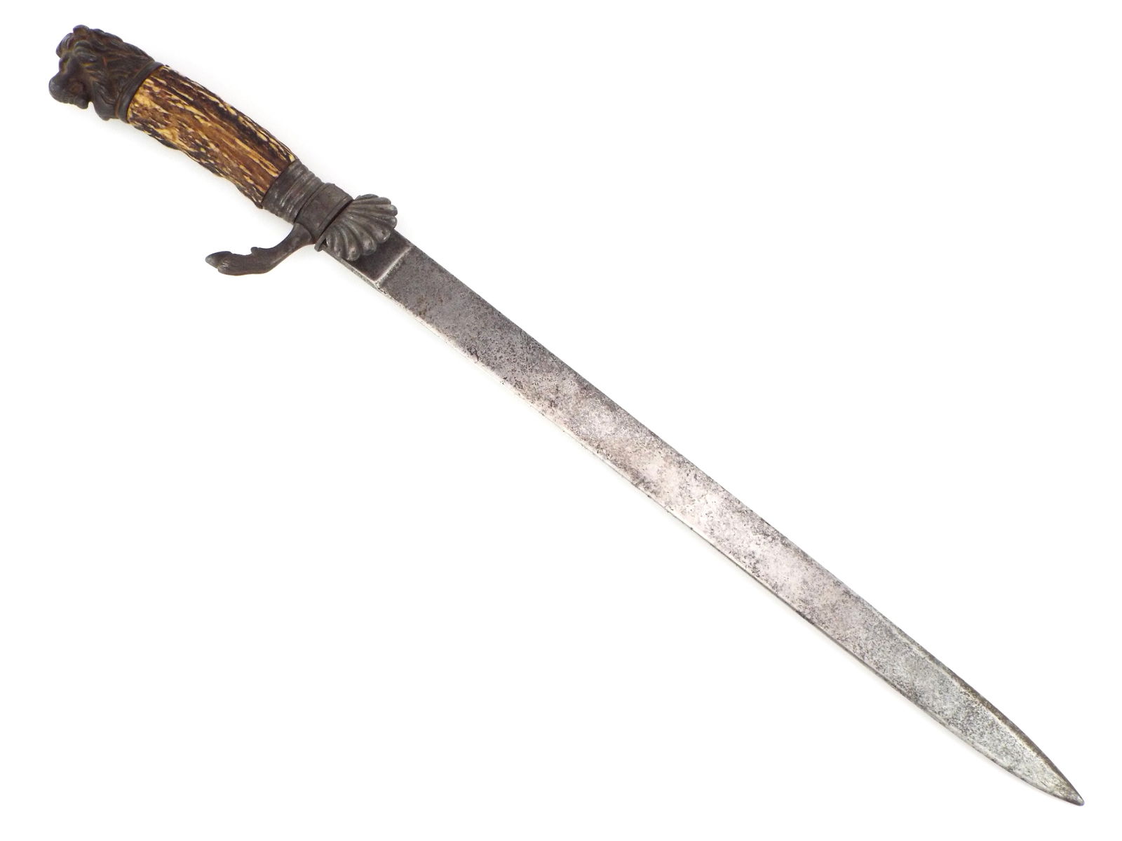 Antique German 18th C. Hunting Sword Dagger. (1 of 16)