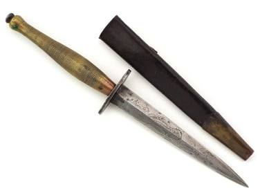 WWII British Fairbairn Sykes 2 nd pattern fighting knife,