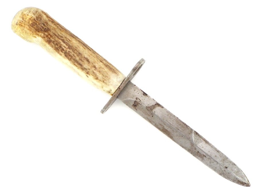 American WWII Theater fighting knife, made out of M4 bayonet, (1 of 16)