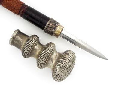 Walking Cane with Hidden Spear blade