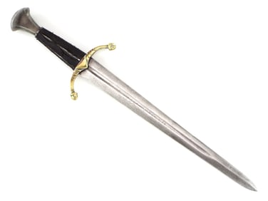 Antique English in Style of Crusader Knights Fighting Dagger with Strong Distinctive Pommel