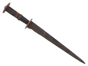 A German Rondel Dagger, Saxon, first half of the 17th century