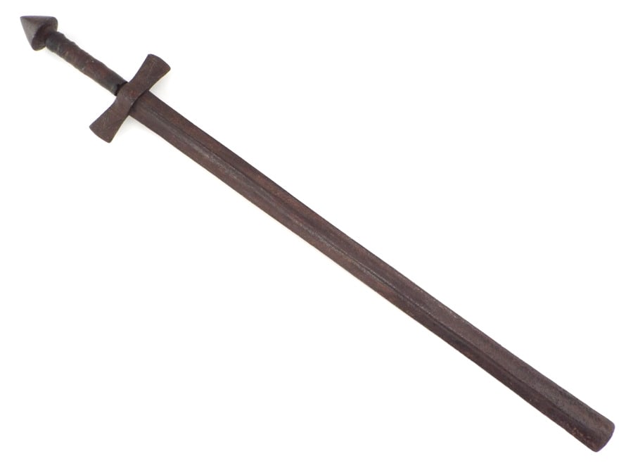 Rare 13th-14th C. Medieval Fighting Short Sword or Long  Dagger, (1 of 15)